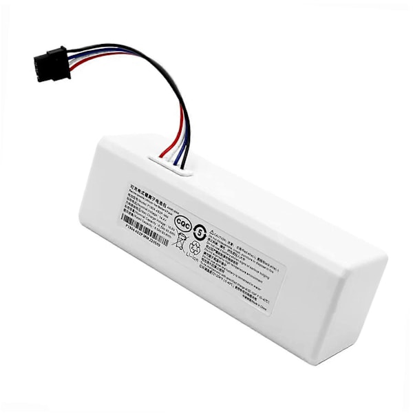 Udskiftnings 14.4V Lithium-Ion Batteri til Xiaomi Mijia 1C Robotstøvsuger Model STYTJ01ZHM 12800mAh