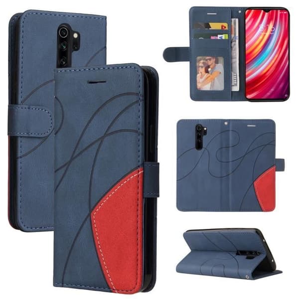 Xiaomi Redmi Note 8 Pro Pung Etui, Beskyttende Pose Cover til Xiaomi Redmi Note 8 Pro, Blå