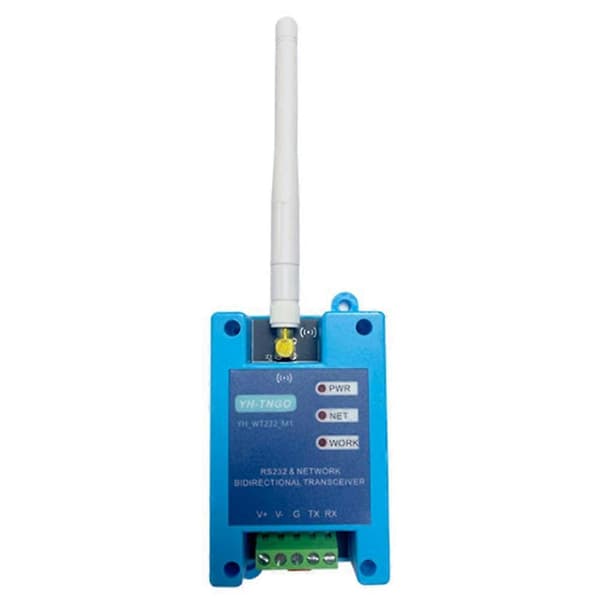 RS232 til 2,4 GHz WiFi seriel konverteringsmodul Webstyring understøttelse af HTTP F19E seriel port pass-through server Blue