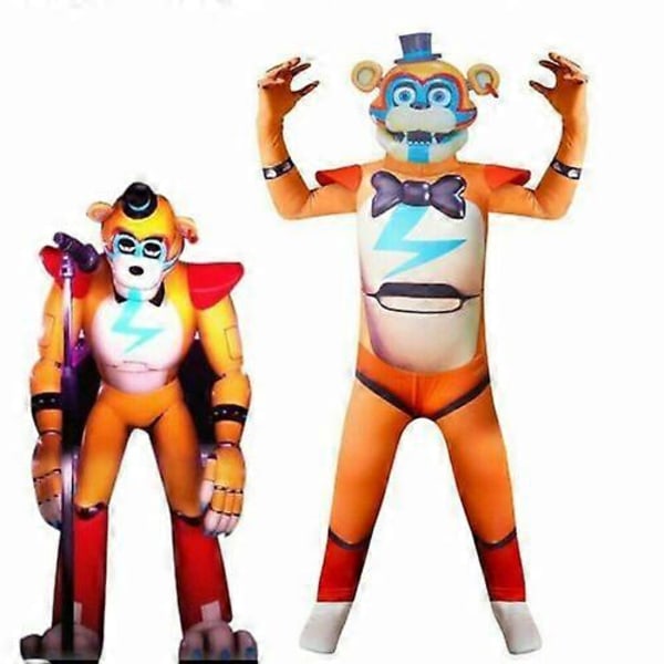 Pop Barnekostyme Fem netter hos Freddy's Glamrock Cosplay 6-7Years