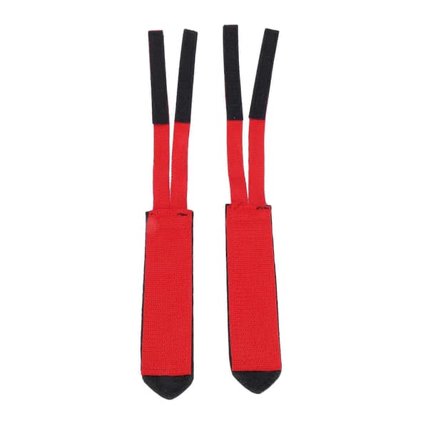 2 par pedalstropper, fodpedalstropper, børnepedalstropper, cykelfodstropper (rød) Red
