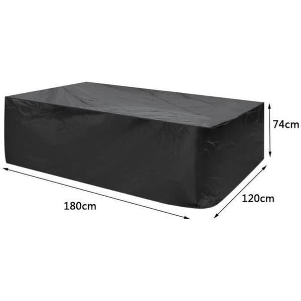E-thinker vanntett hagebordtrekk i polyester presenning - 180*120*74cm