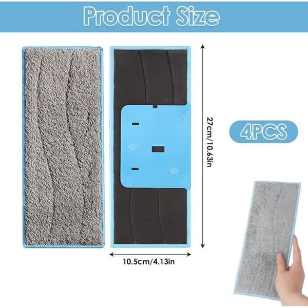 4 iRobot Braava Jet M6134 mikrofiber moppeputer