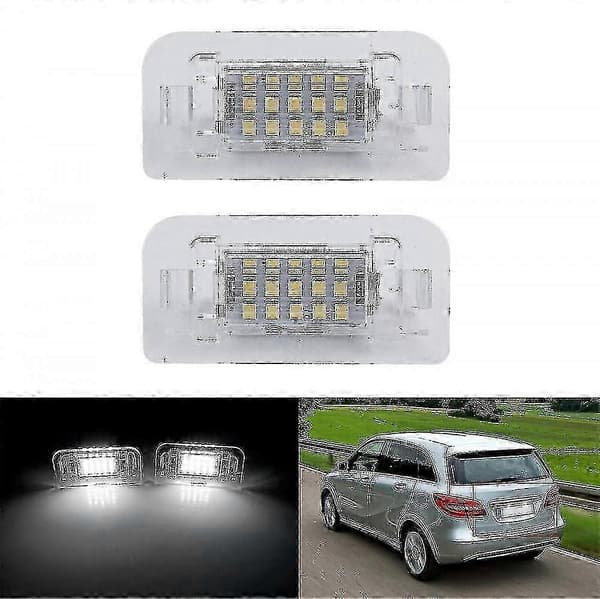 2 stk. B-klasse LED nummerpladelys til W246 W242, Canbus-kompatibel