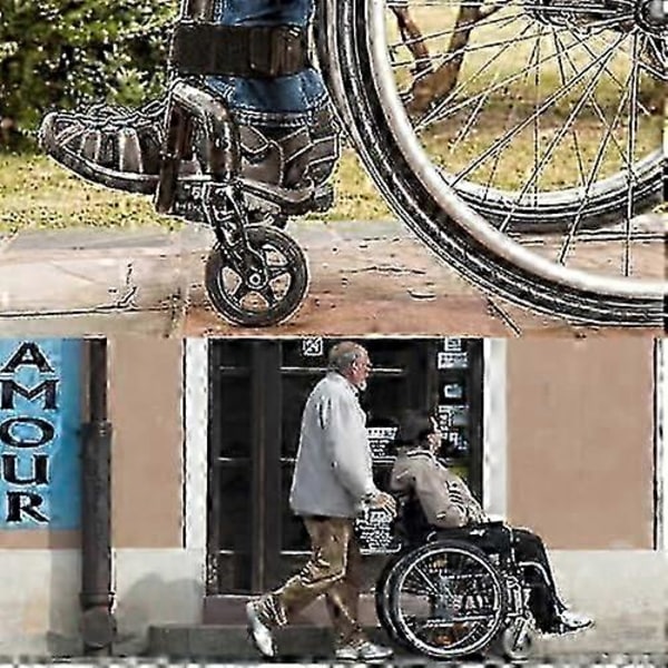 Pyörätuolin jalkahihna, Pyörätuolin jalkatukihihnat, Pyörätuolin jalkatukivaljaat, Jalkatukirajoitin pyörätuolille
