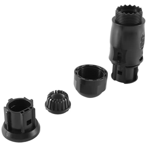 4 stk. Bc01 han + Bc01 hun + hanstik + hunstik han- og hun-solcelleforbindelser til Black