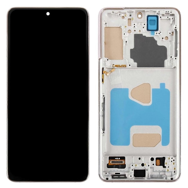 Til Samsung Galaxy S21+ 5G G996 Grade C LCD Skærm og Digitizer Samling + Ramme Del (TFT) (Uden Multicolor Gold