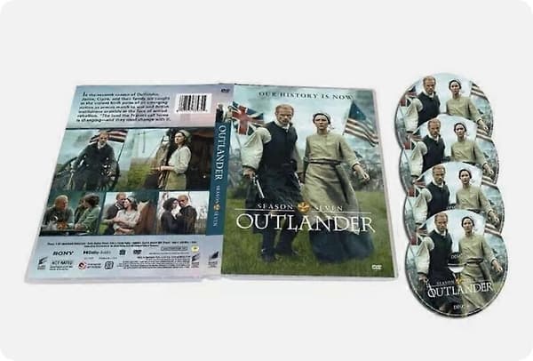 Outlander Sæson 7 (2023) DVD 4-Disc Nyt Boks Sæt engelsk version