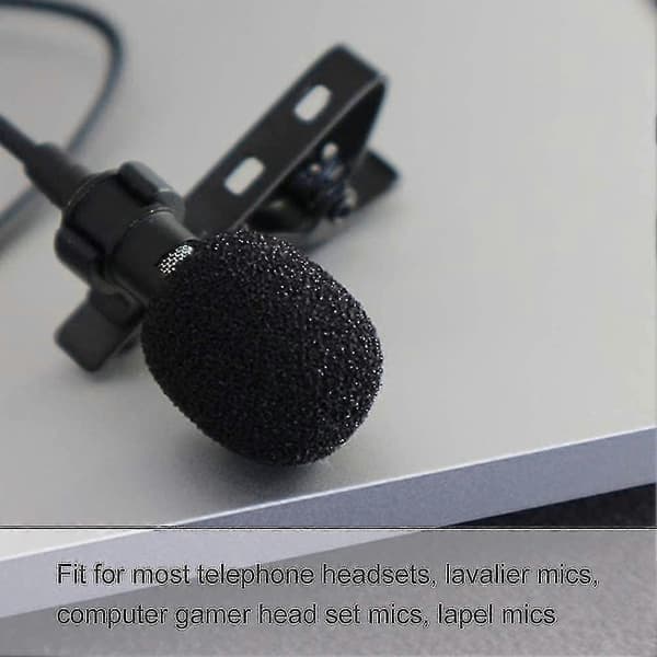 [KK] 2025 Latest Model 15-pack Microphone and Headset Windshields - Replacement Foam for Clear Sound Quality