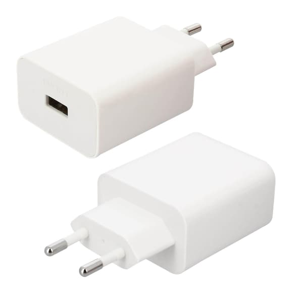 40W SuperCharge USB vegglader hurtiglading med USB-C-kabel - White