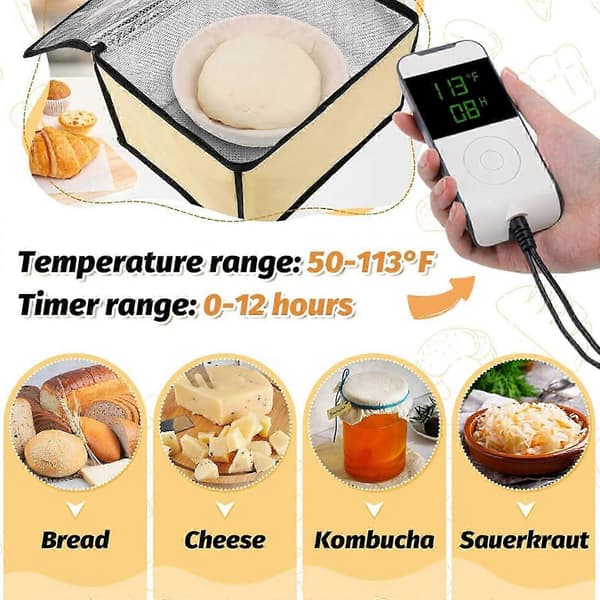 Køkkendejvarmer til surdej med timer US