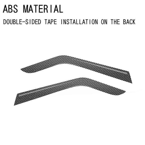 Bilens midtkonsoll armlene dekorasjonsdeksel midtkonsoll armlene trim paljetter egnet for Carbon fiber pattern