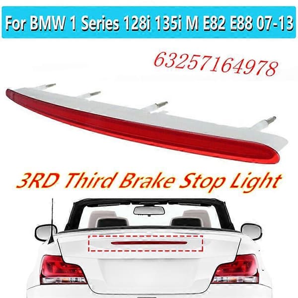 Bageste 3. bremselys 63257164978 til BMW E88 E82 1-serie Coupé Cabriolet