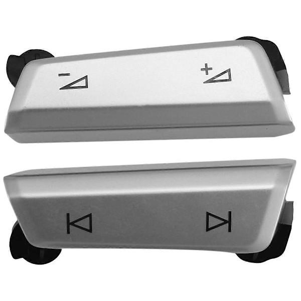 Krom Multifunktionell Rattknapp Volymknapp för Golf 8 MK8 B8 PA T ROC 30D959442J Silver