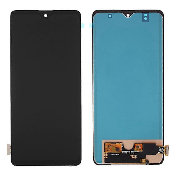 LCD-näyttö ja kosketuspaneeli TFT-versio (ilman logoa) Samsung Galaxy A71 A715 -puhelimelle