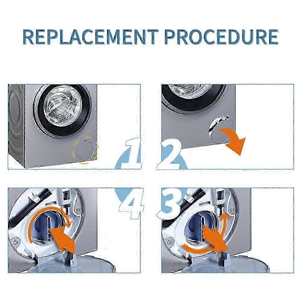 Vaskemaskine Vandpumpe Filter Prop Knop Til Siemens Bosch IQ300 IQ500 IQ700 Afløbspumpe Filterdæksel Afløbsprop