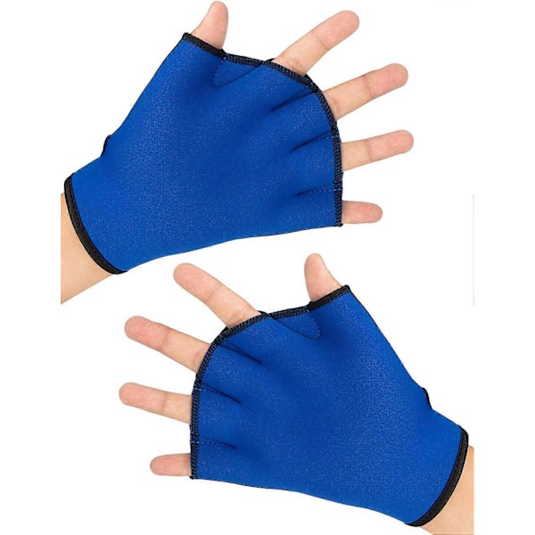 Aqua Handsker Svømmehandsker med Svømmehud Fitness Vand Aerobics og Svømmetræning Modstandshandsker til Mænd Kvinder Børn