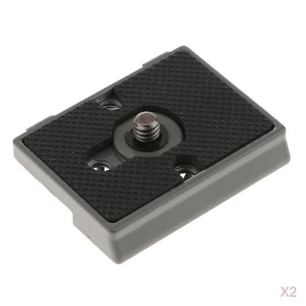 2-pack stativ snabbkopplingsplatta för Manfrotto 200PL-14 496 RC2 kompatibel