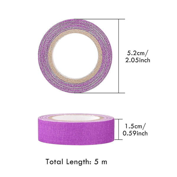 Färger Neon Gaffer Cloth Tape, Fluorescerande UV Blacklight Glow In The Dark Tape för UV-fest 15mm*5m