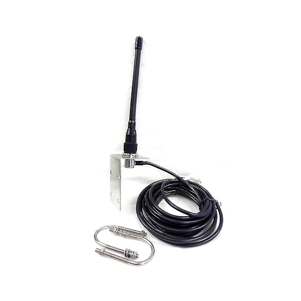 VHF Marine Antenne 156-163Mhz Gummibelagt Vandtæt Mast Antenne med 5M RG-58 Kabel til Båd Sejlbaad Yacht