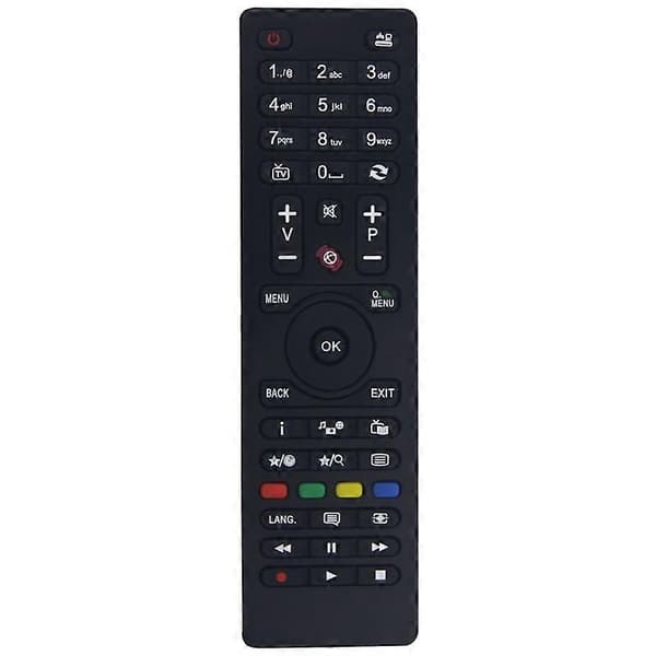 Erstatningsfjernkontroll for Telefunken TV RC4875/RC4870 Ingen oppsett nødvendig Black