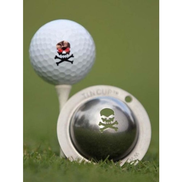 Tin Cup golfboll Custom Marker Alignment Tool Jolly Roger