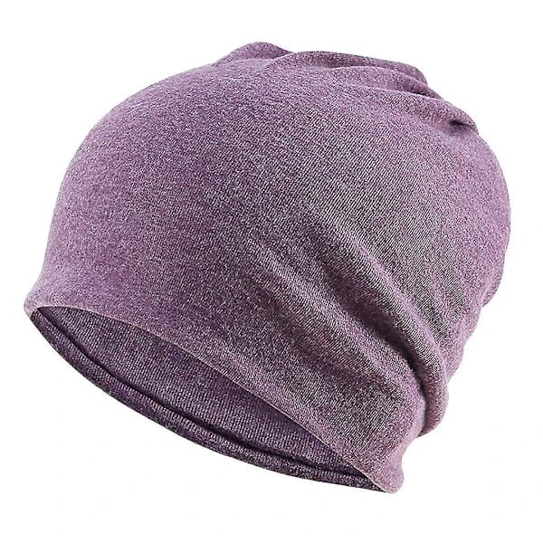 5-pack Slouchy Baggy Mössa Chemo Hatt Keps Khaki + Svart + Grå + Vinröd + Lila (hs)[ca]