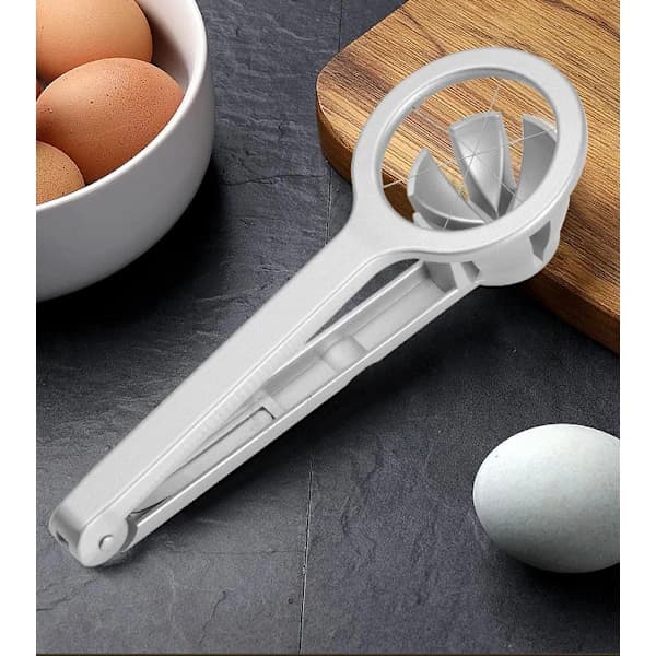Eggdeler, Klipper, Lengde: 18,1 cm, Rustfritt stål, Grå