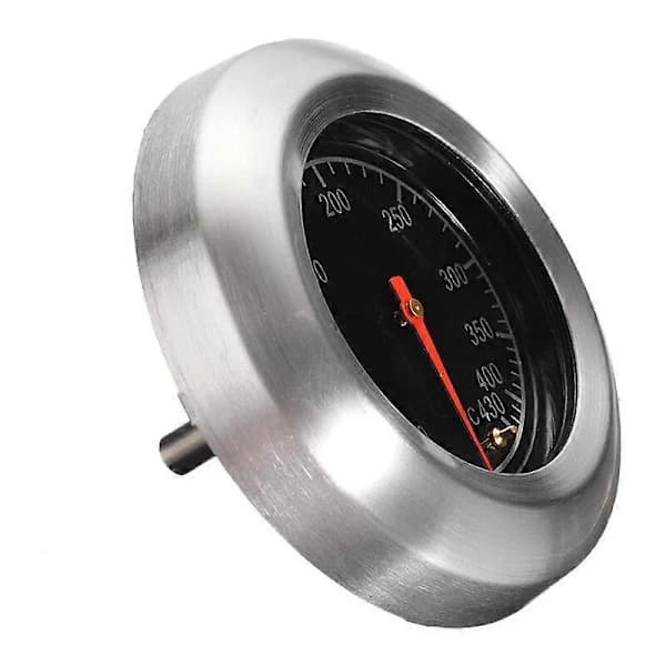 Termometer i rustfrit stål, metaltermometer, til grill i rustfrit stål, gasgrill, (60C - 430C)