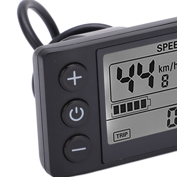 Sähköpyörä S866 LCD-näyttö Mittari 24V 36V 48V Ohjauspaneeli Vedenkestävällä Liittimellä