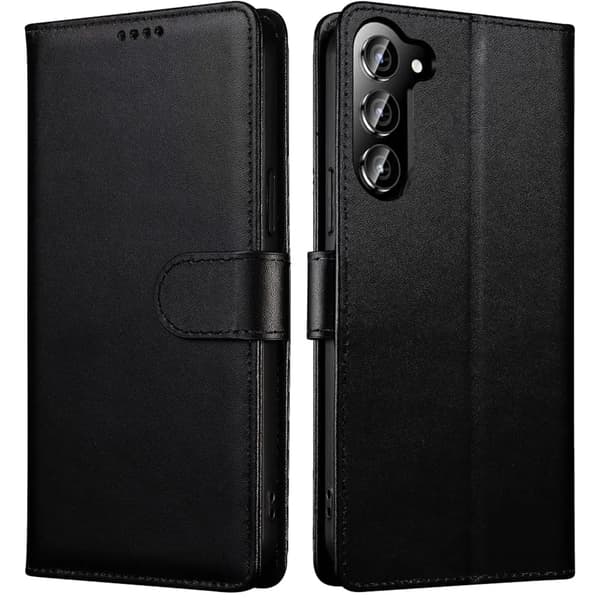 Samsung S26 Wallet Case Black