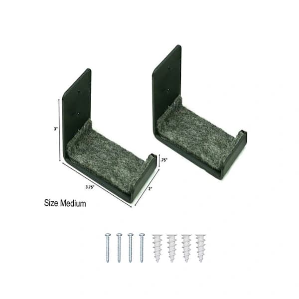 2 par Snowboard Väggmonterat Skateboard Display Rack 2 2 2[ca]