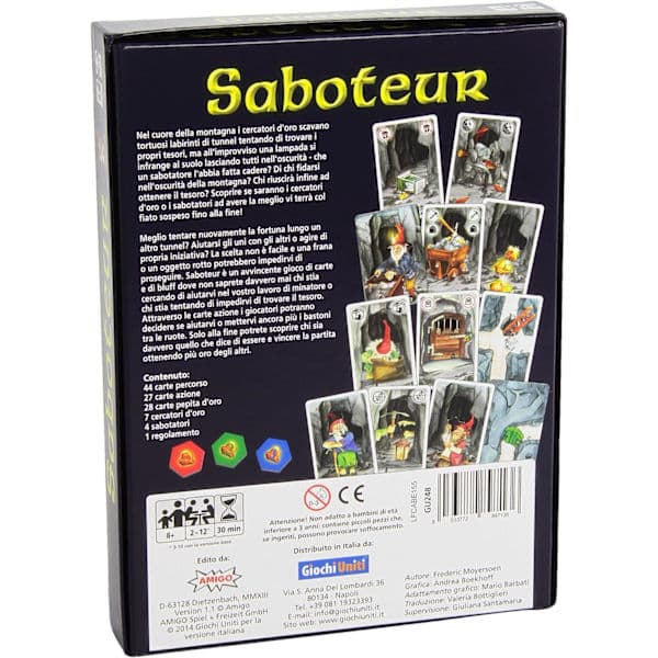 Saboteur, korttipeli C C C