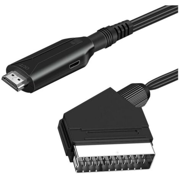 SCART til HDMI Audio Video Adapter for HDTV/DVD/Dekoder/PS3/PAL/NTSC - Convertisseur.ca