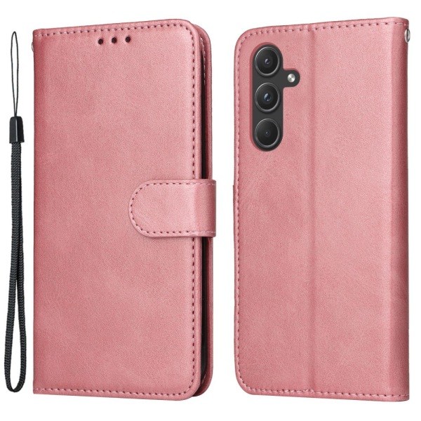 SKALO Samsung A55 5G PU-Læder Pung Etui - Flere farver Sort_ca Svart