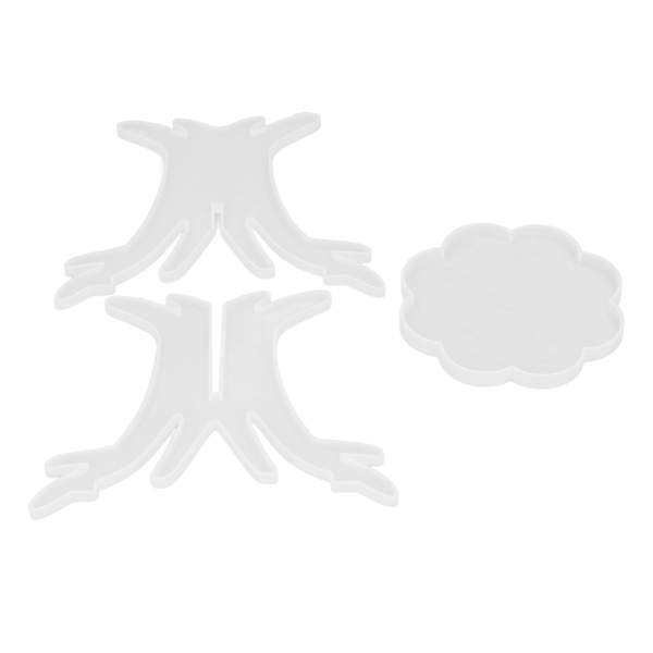 3 st DIY Blomkrukshylla Form Enkel Avformning Mjuk Bra Seghet Oregelbundna Grenar Blomkrukshylla Form för DIYBranch 60‑730