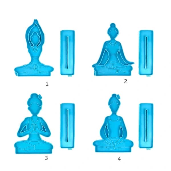 DIY Yoga Pige Epoxystøbeform Kontorpynt