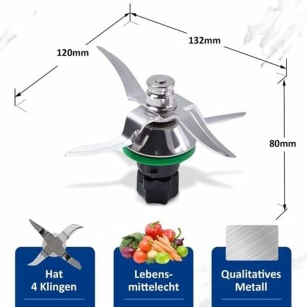 Kniv Thermomix TM5, Blad för Thermomix Vorwerk TM5 Robot, Reservdel och Ersättningstillbehör ccessoires cuisine et cuisson.ca