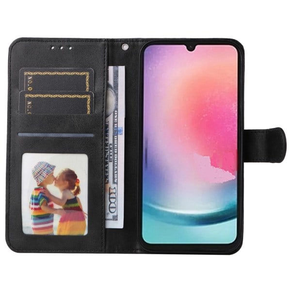 SKALO Samsung A25 5G PU-Läder Plånboksfodral - Flera färger Brun Brun