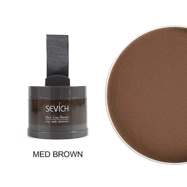 Sevich Vandtæt Hårfarvepudder Concealer Rod Touch Up Volumiserende Dækning A Brun Brown
