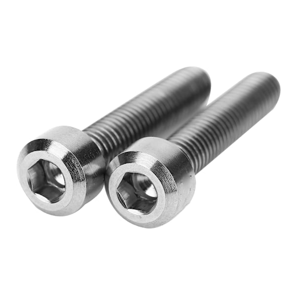 2 stk/sett M5x25mm Titanlegering Sykkel Bremsehåndtaksbolter Terrengsykkel Skruer (titanium)