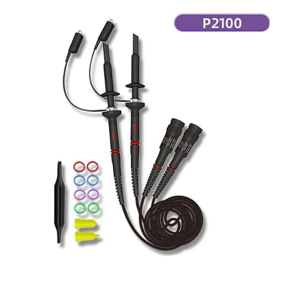 2 stk. P2100 Oscilloscope Clip Probes Probe