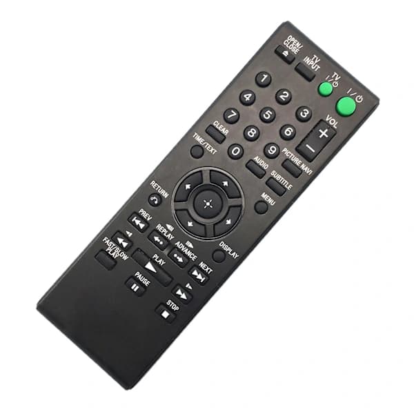 Kompatibel med Sony DVD-fjärrkontroll.