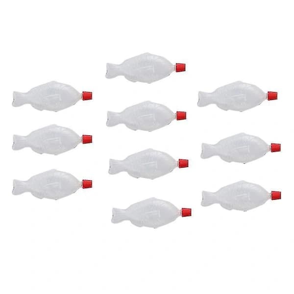 10 stk. fiskformede 8,5 ml engangsflasker for soyasaus og sushikrydder