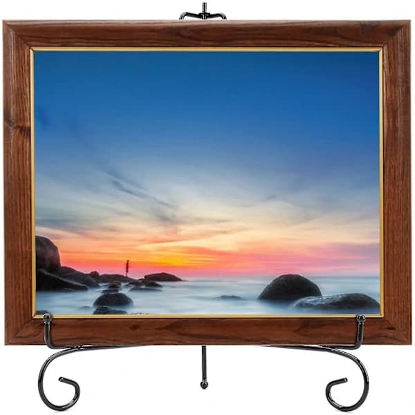 (2-pack) Järndisplay D, Järnstativ Plattdisplay Foto H D, Visar Bildram