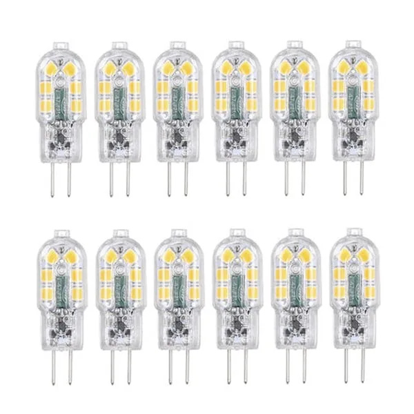 Tomshine G4 LED-lampor 12-pack varmvit
