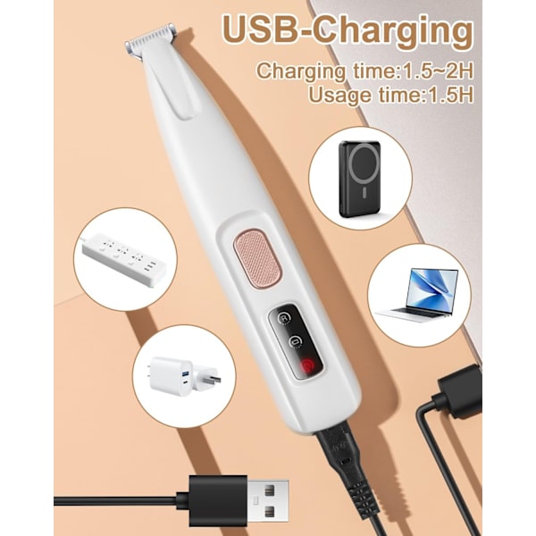 Pet Paws Grooming Clipper – Quiet and Efficient Paw Trimmer with LED Light