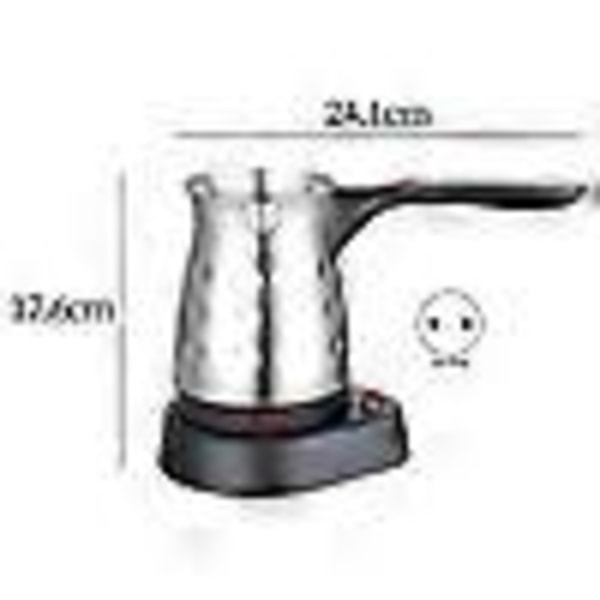 Elektrisk tyrkisk kaffemaskine, 500 ml elektrisk tyrkisk kaffekande, elektrisk tyrkisk kaffekande, m