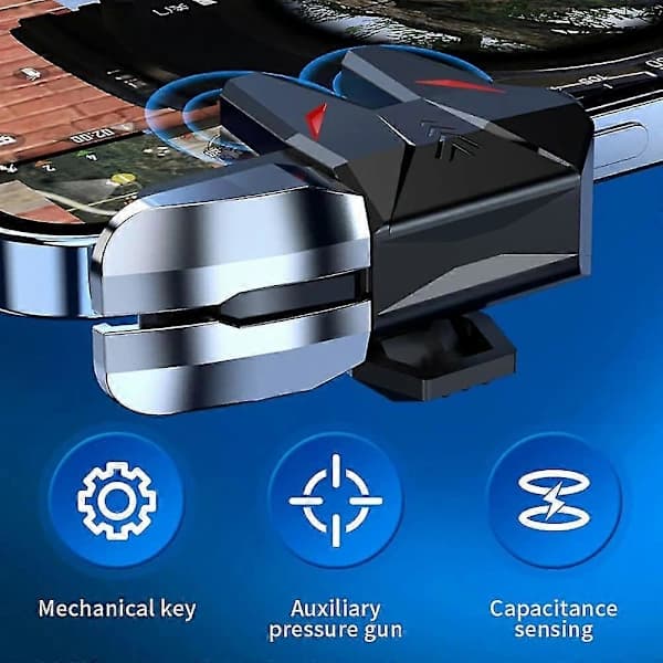 Pubg Mobile Trigger Kontroller 4 Triggere L1r1 L2r2 Gamepad For Android Iphone Ios Mobiltelefon
