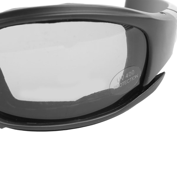 Cykelsolglasögon Grå Ergonomiska Vindtäta Dammtäta Starka PC Sportglasögon för Fiske Körning Klättring (CA)